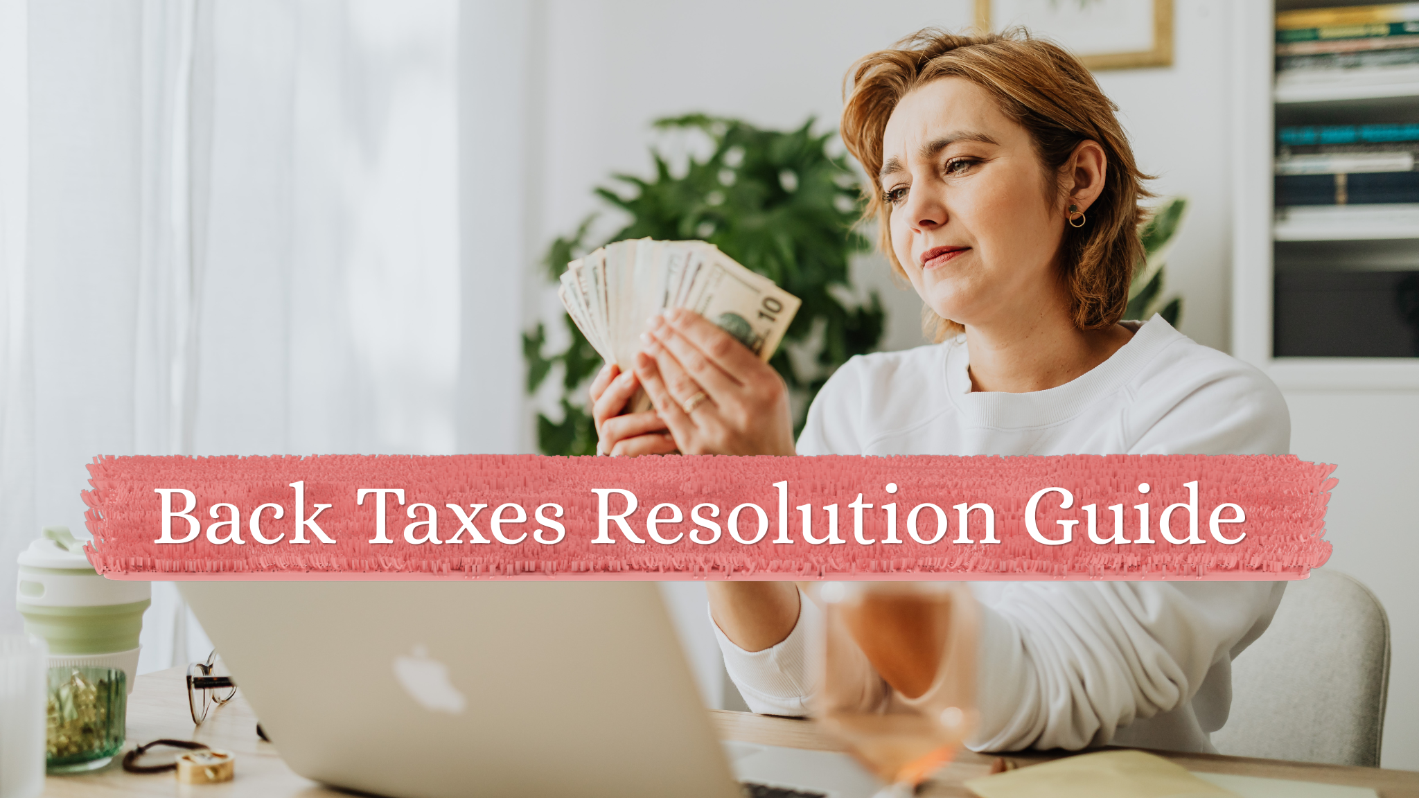 Taxpayer logging into IRS Online Account to view tax balance and transcripts